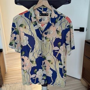 All Saints short sleeve flower print